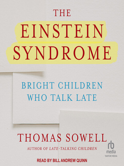 Title details for The Einstein Syndrome by Thomas Sowell - Available
